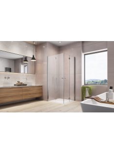 Radaway Eos KDD B szögletes zuhanykabin 80x80 átlátszó