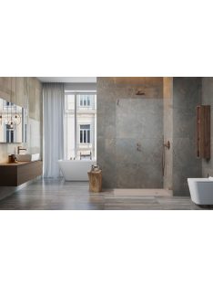   Radaway Essenza Pro Brushed Copper Walk-in szálcsiszolt réz zuhanyfal 85 átlátszó