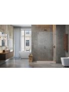 Radaway Essenza Pro Brushed Copper Walk-in szálcsiszolt réz zuhanyfal 100 átlátszó