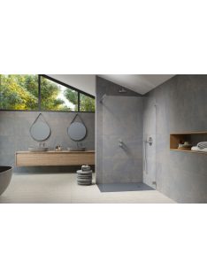   Radaway Essenza Pro Brushed Nickel Walk-in szálcsiszolt króm zuhanyfal 110 átlátszó