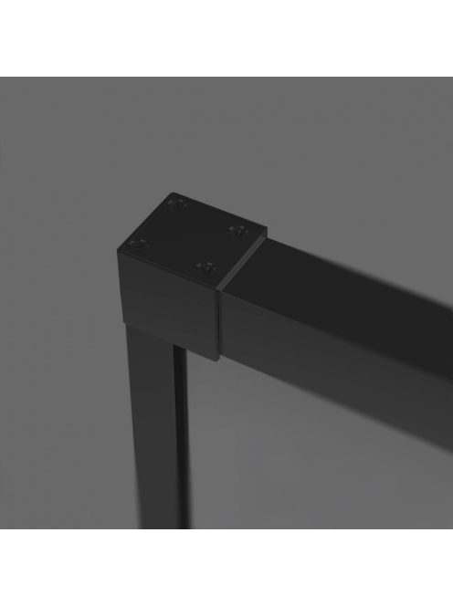 Radaway U toldóprofil Idea ajtó szett fekete