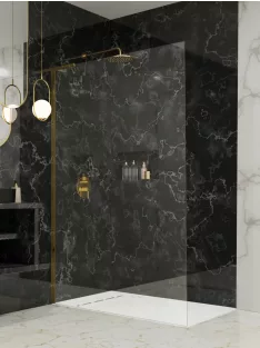   Radaway Modo SL II Gold Walk-in arany zuhanyfal 90 átlátszó balos