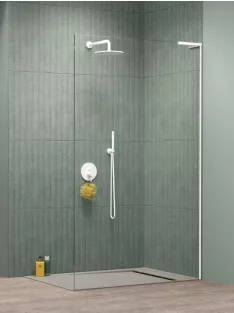  Radaway Modo SL II White Walk-in fehér zuhanyfal 95 átlátszó balos