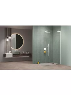   Radaway Modo SL II White Walk-in fehér zuhanyfal 95 átlátszó jobbos