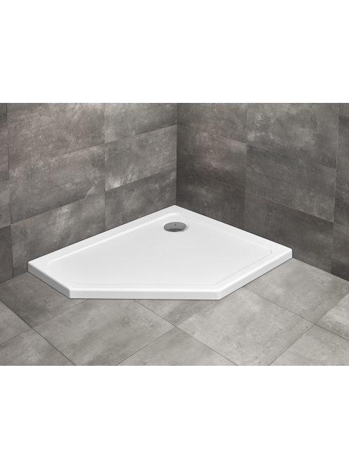 Radaway Doros PT E szögletes zuhanytálca 100x80 fehér (balos)