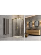Radaway Idea Gold KDD szögletes arany zuhanykabin 70x80 átlátszó