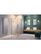 Radaway Furo SL KDD szögletes zuhanykabin 100x100 átlátszó