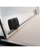 Radaway Furo SL Black DWJ fekete zuhanyajtó 120 átlátszó balos