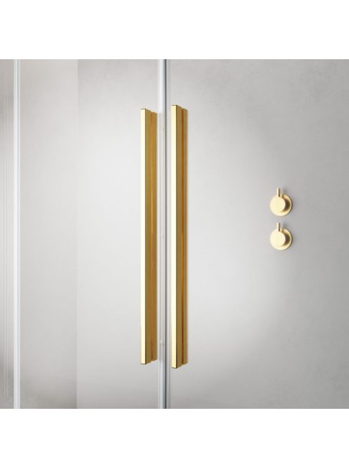 Radaway Furo SL Gold DWJ arany zuhanyajtó 120 átlátszó jobbos