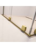 Radaway Furo SL Brushed Gold DWJ szálcsiszolt arany zuhanyajtó 100 átlátszó balos