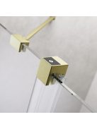 Radaway Furo SL Brushed Gold DWJ szálcsiszolt arany zuhanyajtó 110 átlátszó jobbos