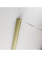 Radaway Furo SL Brushed Gold Walk-in szálcsiszolt arany zuhanyfal 120 átlátszó balos