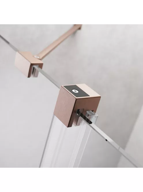 Radaway Furo SL Brushed Copper PND II szálcsiszolt réz kádparaván 100 átlátszó jobbos