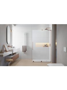   Radaway Furo SL Brushed Copper Walk-in szálcsiszolt réz zuhanyfal 120 átlátszó jobbos