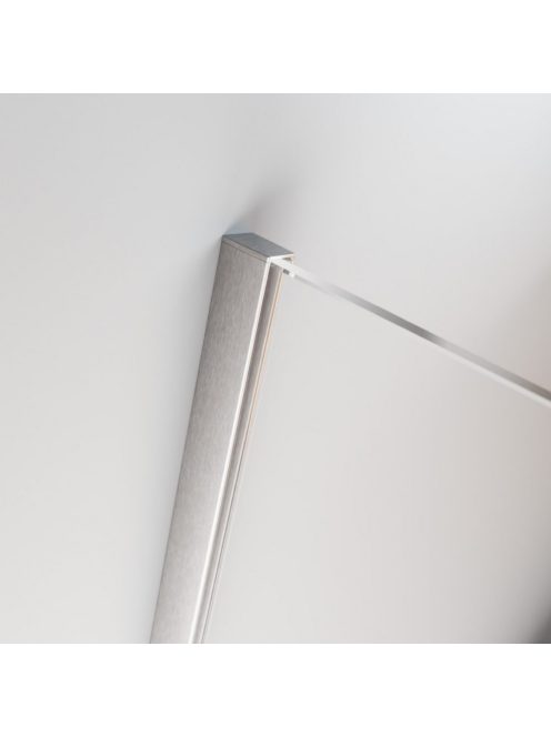 Radaway Furo SL Brushed Nickel DWJ szálcsiszolt króm zuhanyajtó 120 átlátszó balos