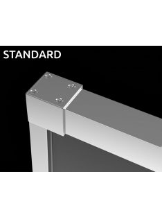 Radaway U toldóprofil Idea KDJ S1 króm fixfal szett