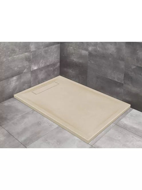 Radaway Doris F lapos szögletes zuhanytálca 120x80 fehér