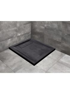 Radaway Doris C lapos szögletes zuhanytálca 90x90 szürke