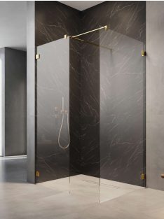   Radaway Essenza Pro Gold Walk-in III arany zuhanyfal 50x50 átlátszó