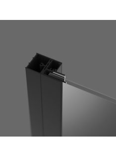   Radaway U toldóprofil NES fekete mágnesprofil oldalán 2 cm