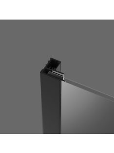   Radaway U toldóprofil NES fekete mágnesprofil oldalán 2 cm