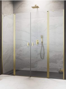   Radaway Nes ﻿Brushed Gold DWD II﻿ szálcsiszolt arany zuhanyajtó 170 átlátszó