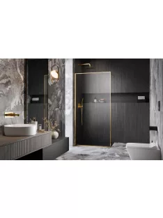  Radaway Modo F II Gold Walk-in arany zuhanyfal﻿﻿﻿﻿ 70 átlátszó