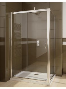   Radaway Premium Plus DWJ+S szögletes zuhanykabin 95x75 átlátszó