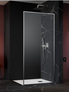   Radaway ﻿Modo F SL II Brushed Nickel Walk-in szálcsiszolt króm zuhanyfal 85 átlátszó jobbos