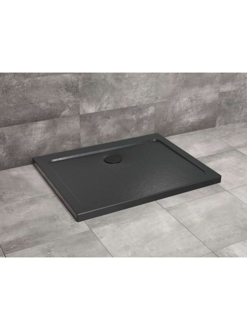 Radaway Doros Stone D szögletes lapos zuhanytálca 110x80 fehér, ajándék szifonnal