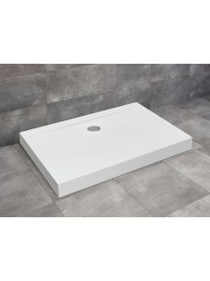   Radaway Doros Stone D szögletes zuhanytálca előlappal 100x90 fekete, ajándék szifonnal