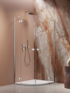 Radaway Fuenta PDD íves zuhanykabin 100x80 átlátszó