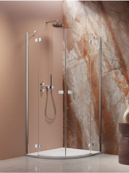 Radaway Fuenta PDD íves zuhanykabin 100x80 átlátszó