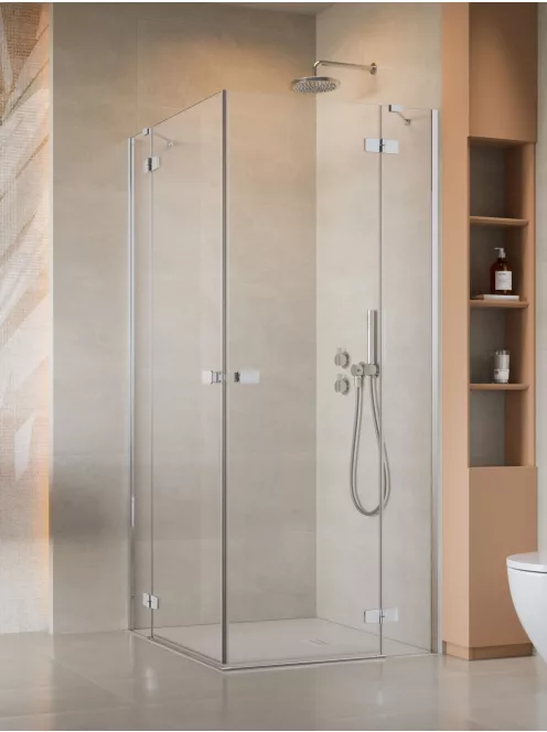 Radaway Fuenta KDD szögletes zuhanykabin 100x90 átlátszó