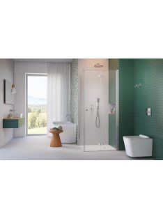   Radaway Fuenta KDJ-B szögletes zuhanykabin 80x90 átlátszó jobbos