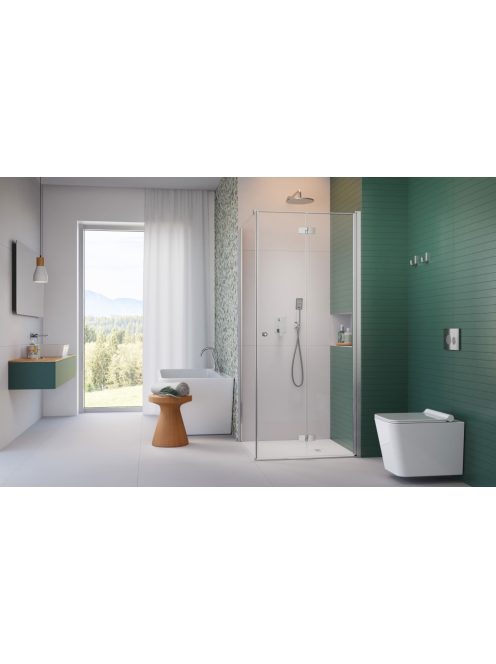 Radaway Fuenta KDJ-B szögletes zuhanykabin 100x120 átlátszó balos