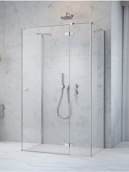 Radaway Fuenta KDJ+S szögletes zuhanykabin 100x80 átlátszó balos