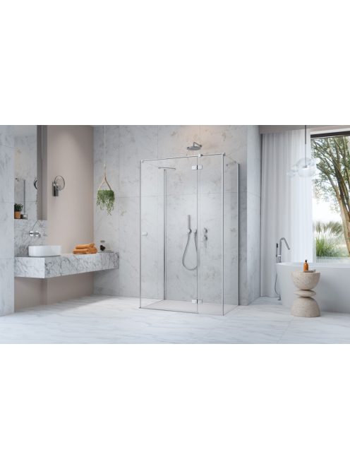 Radaway Fuenta KDJ+S szögletes zuhanykabin 100x100 átlátszó balos