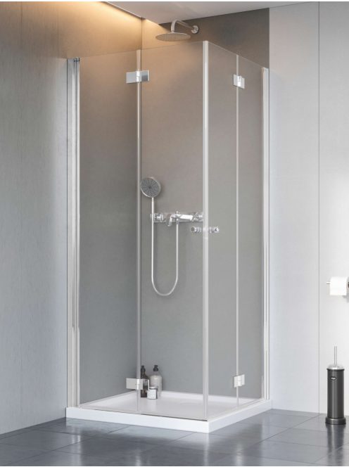 Radaway Nes KDD-B szögletes zuhanykabin 100x90 átlátszó