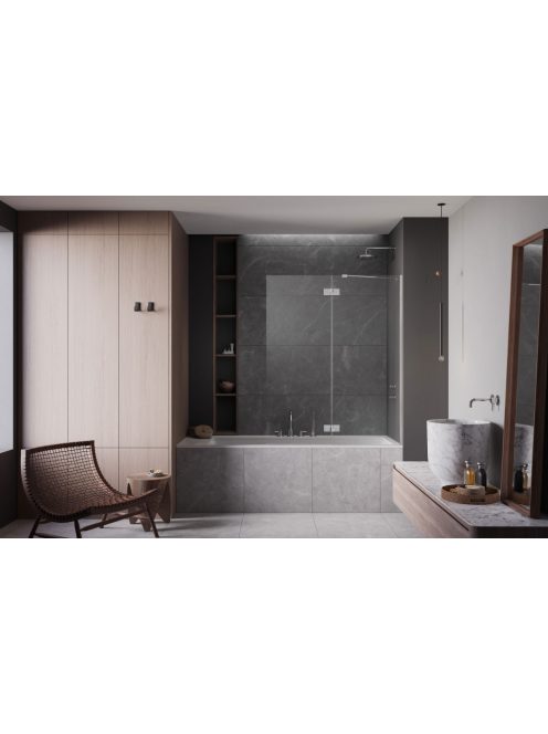 Radaway Essenza PND II kádparaván 120 átlátszó jobbos