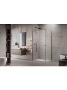 Radaway Essenza Brushed Copper ﻿KDJ szögletes ﻿szálcsiszolt réz zuhanykabin 110x70 jobbos átlátszó