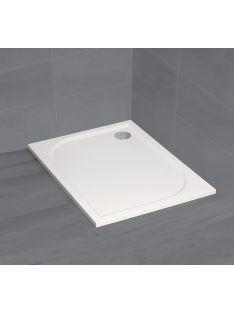   Radaway Paros D szögletes lapos zuhanytálca 120x80 fehér, ajándék szifonnal