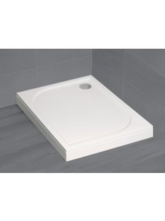   Radaway Paros D szögletes zuhanytálca előlappal 120x90 fehér, ajándék szifonnal
