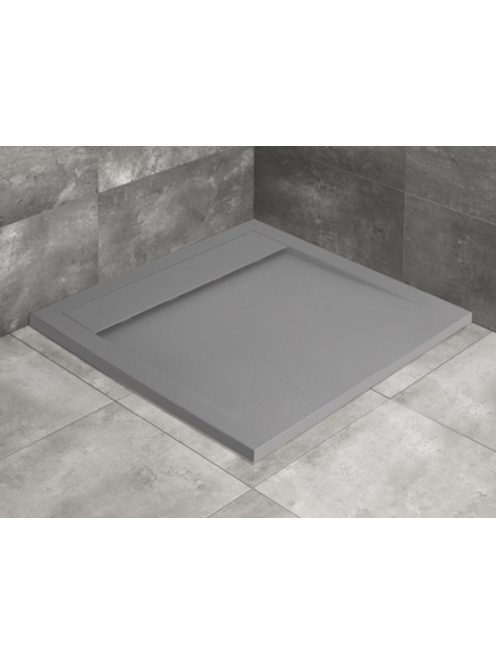 Radaway Teos C szögletes lapos zuhanytálca 100x100 fehér, ajándék szifonnal