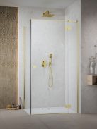 Radaway ﻿﻿﻿Essenza Gold ﻿KDJ szögletes ﻿arany zuhanykabin 90x70 átlátszó balos