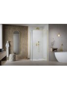Radaway ﻿﻿﻿Essenza Gold ﻿KDJ szögletes ﻿arany zuhanykabin 90x90 átlátszó balos