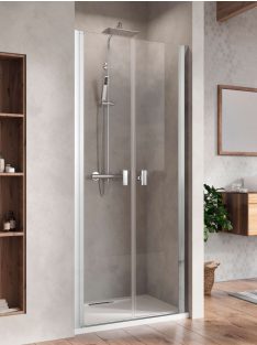 Radaway Nes 8 DWD I zuhanyajtó 80 (40B+40J) átlátszó