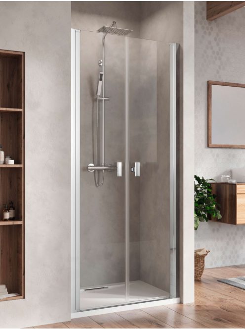 Radaway Nes 8 DWD I zuhanyajtó 105 (45B+60J) átlátszó