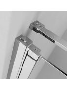 Radaway Nes 8 DWD I zuhanyajtó 115 (55B+60J) átlátszó