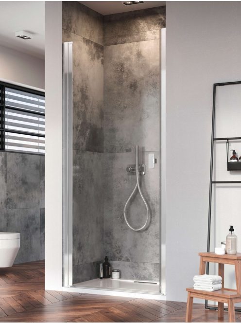 Radaway Nes 8 DWJ I zuhanyajtó 80 átlátszó jobbos